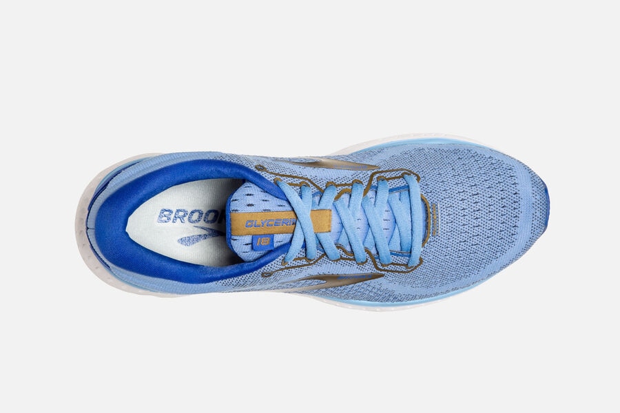 Brooks Glycerin 18 Road Löparskor Dam - Blå/Guld - 2576-NYSKO